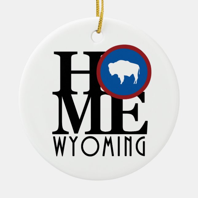 HOME Wyoming Ceramic Tree Decoration (Front)