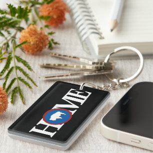 HOME Wyoming  Key Ring