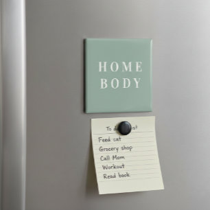 Homebody Square Magnet