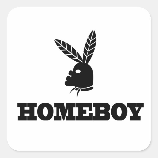 Homeboy Square Sticker (Front)