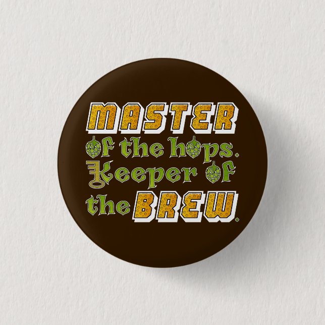 Homebrew Beer Brewer 3 Cm Round Badge (Front)