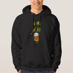Homebrew Craft Hops Wheat As Beer Fusion Dance Hoodie