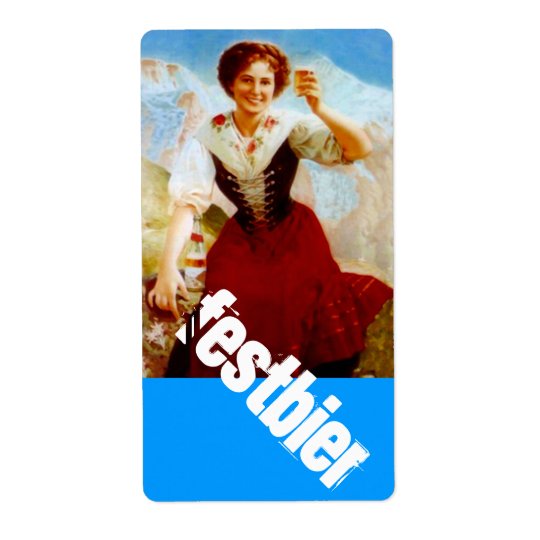 Homebrew labels Oktoberfest Festbier dirndl Toast