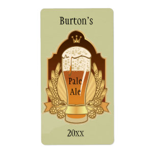 Homebrewed Beer Label