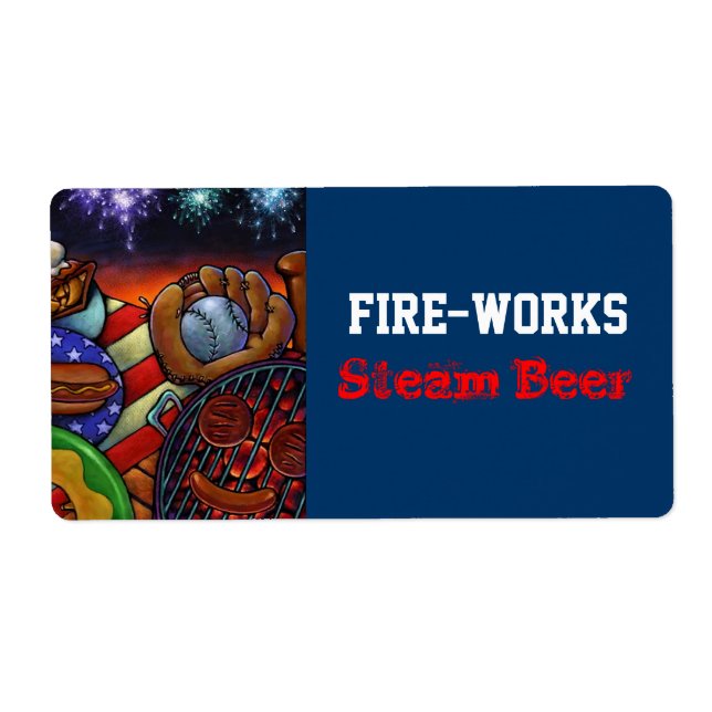 Homebrewing Supplies Beer Brewing Labels Customise (Front)