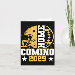 Homecoming 2025 Hoco Football Mom Mama Girl Footba Card