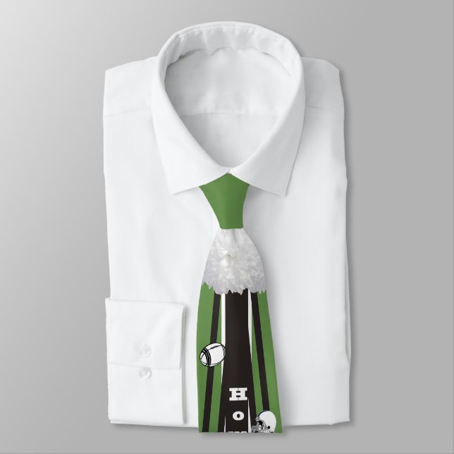 Homecoming Football Mum Necktie (Tied)