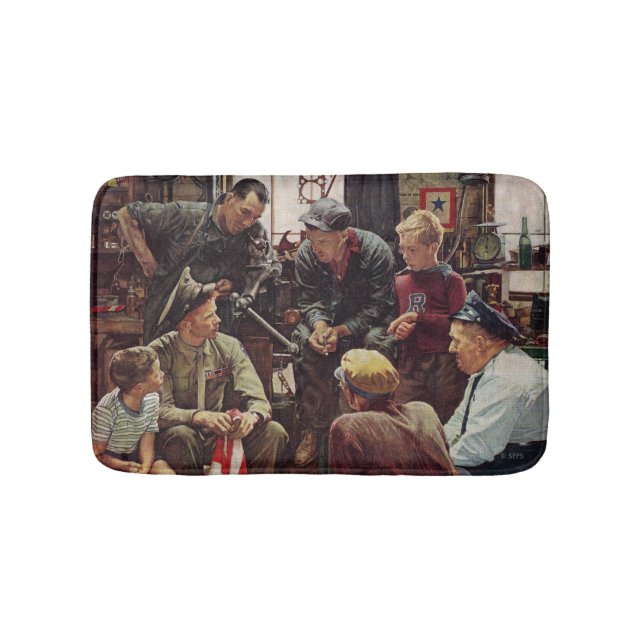 Homecoming Marine Bath Mat (Front)