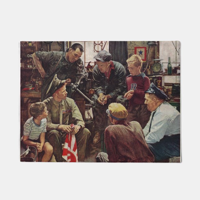 Homecoming Marine Doormat (Front)