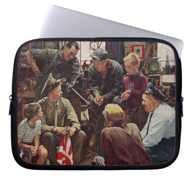 Homecoming Marine Laptop Sleeve (Front)
