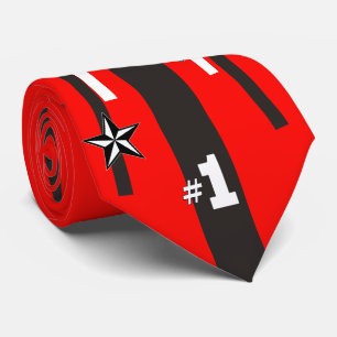 Homecoming  Mum Necktie Red