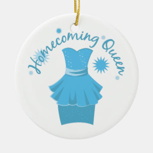 Homecoming Queen Ceramic Tree Decoration