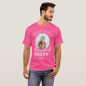 Homecoming Queen Pink HOCO Photo T-Shirt (Front Full)