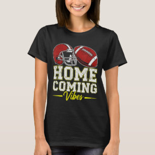 Homecoming Vibes For Teens Football Game Outfits D T-Shirt