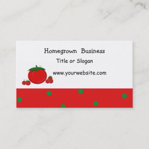 Homegrown Tomatoe Business Business Card