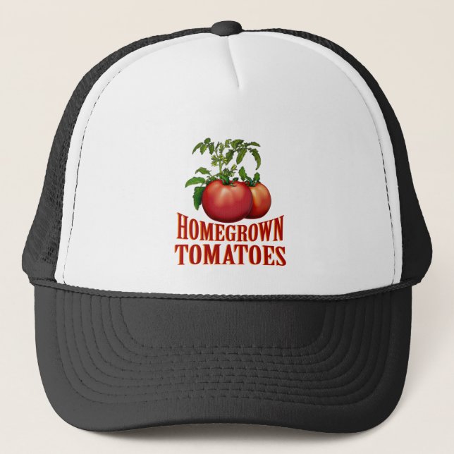 Homegrown Tomatoes Trucker Hat (Front)