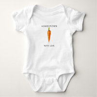 Homegrown with love - Watercolor CARROT -