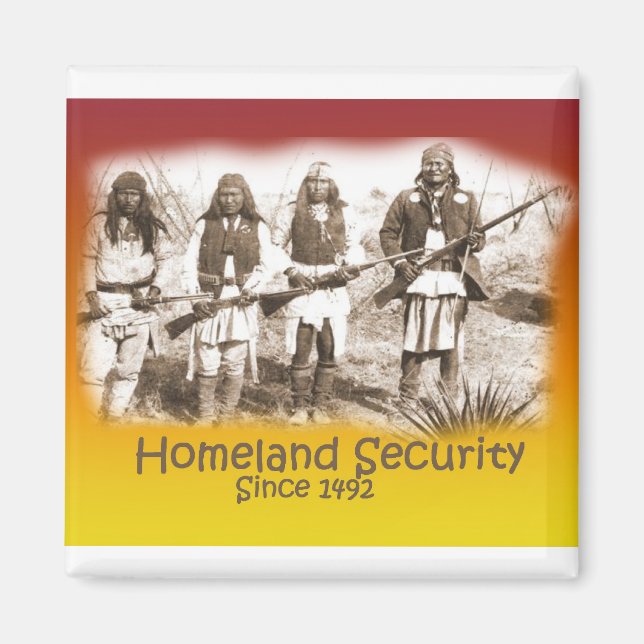 Homeland Security Apache Magnet (Front)