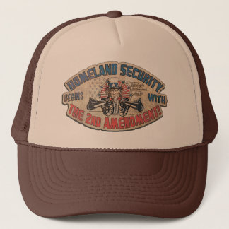 Homeland Security Begins with the Second Amendment Trucker Hat