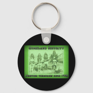 Homeland Security Fighting Terrorism Since 1492 Key Ring