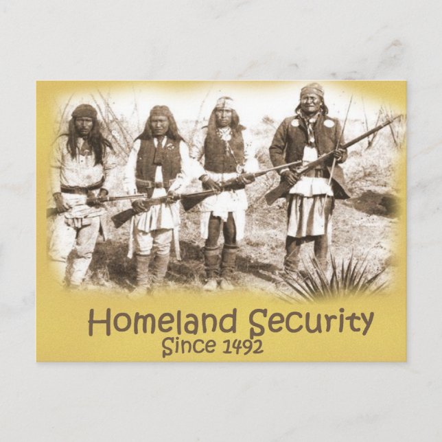 Homeland Security Postcard (Front)