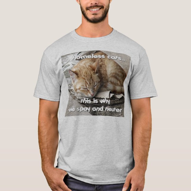 Homeless cats T-Shirt (Front)