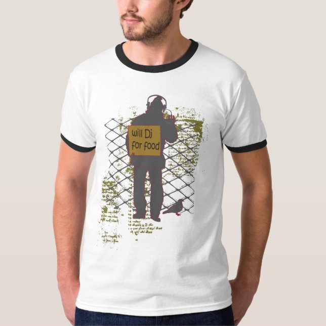 homeless dj T-Shirt (Front)