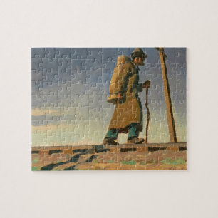Homeless Man by Maynard Dixon Jigsaw Puzzle