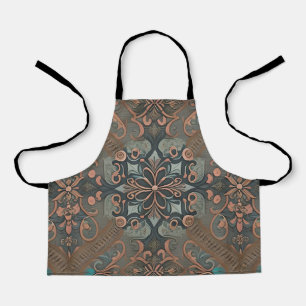Homely cottage pattern apron