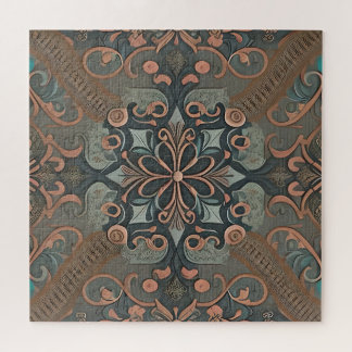 Homely cottage pattern jigsaw puzzle