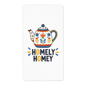 Homely homey cosy teapot design