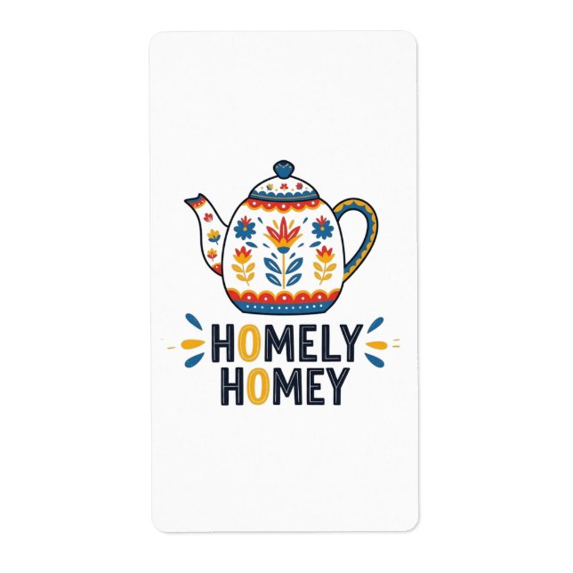 Homely homey cosy teapot design   (Front)