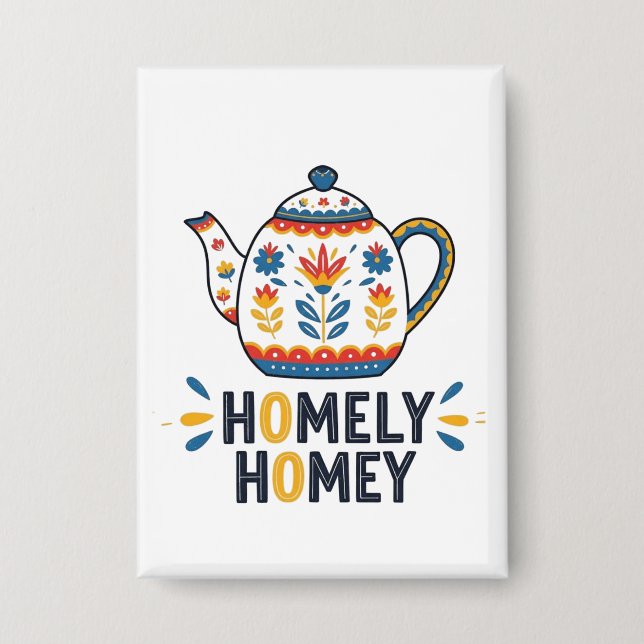 Homely homey cosy teapot design   (Front)