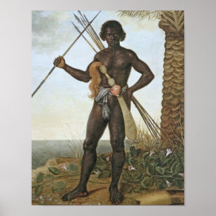 Homem africano (African man) by Albert Eckhout Poster