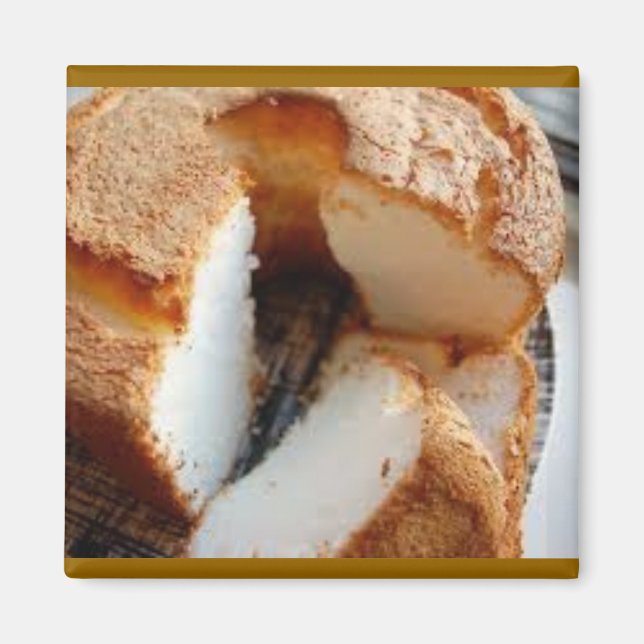 Homemade Angel Food Cake Magnet (Front)