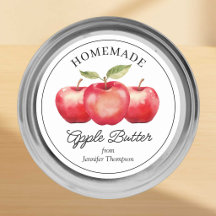 Homemade Apple Butter Canning Sticker