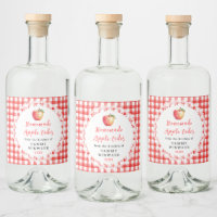 Homemade Apple Cider Bottle Label
