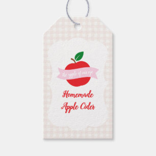 Homemade Apple Cider Girls Birthday Gift Tags