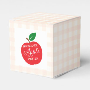 Homemade Apple Fritter Baby Shower Favour Box