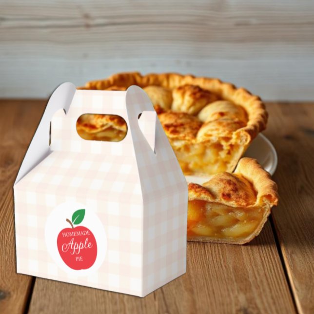 Homemade Apple Pie Baby Shower Favour Box (Creator Uploaded)