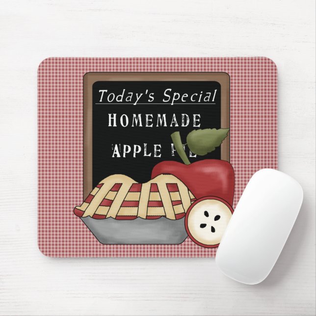 Homemade Apple Pie Mousepad (With Mouse)