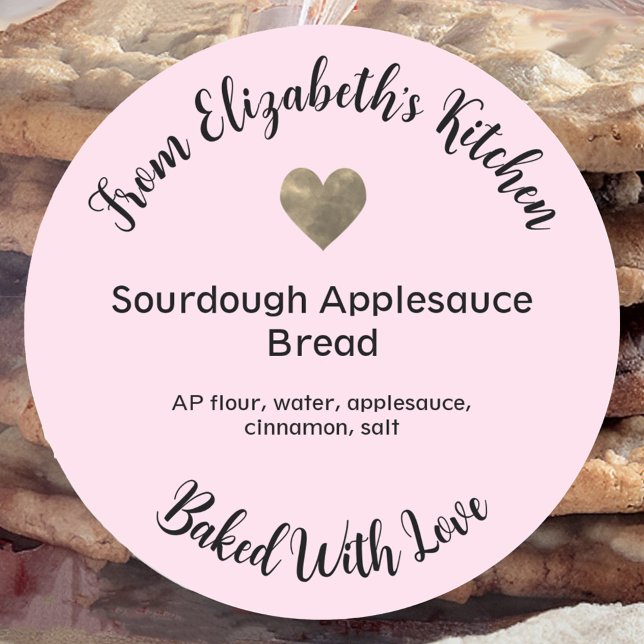 Homemade Baked Goods Create Your Own DIY Label (Creator Uploaded)