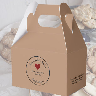 Homemade Baked Goods Ingredients Kraft Paper Brown Favour Box