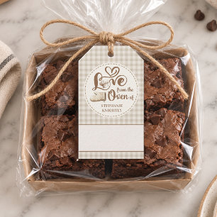Homemade Baked Goods Love from the Oven Gift Tags