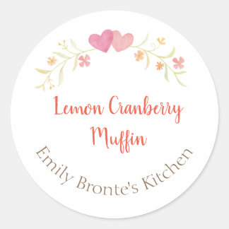 Homemade Baked Goods Preserve Handmade Candle Classic Round Sticker