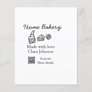 Homemade bakery add your text name custom
