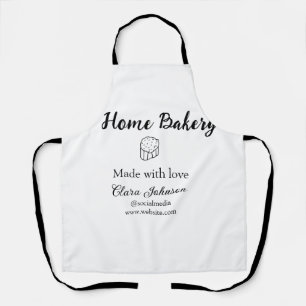 Homemade bakery add your text name custom apron
