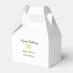 Homemade bakery add your text name custom favour box