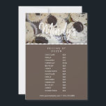 Homemade Bakery Cupcakes Flyer Pricing List Invitation<br><div class="desc">Promotional Business Flyer for Cupcakes Business</div>
