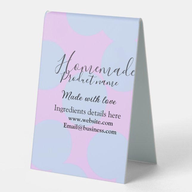 Homemade bakery made with love add text website (Front)